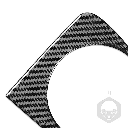 3pcs Real Soft Carbon Fiber Car Co-Pilot Dashboard Panel Anti-Scratch Strip Trim Sticker Compatible with Ford Mustang GT/Shelby 2009 2010 2011 2012 2013 2014 Auto Interior Accessories Black - color: Co-pilot Dash Panel