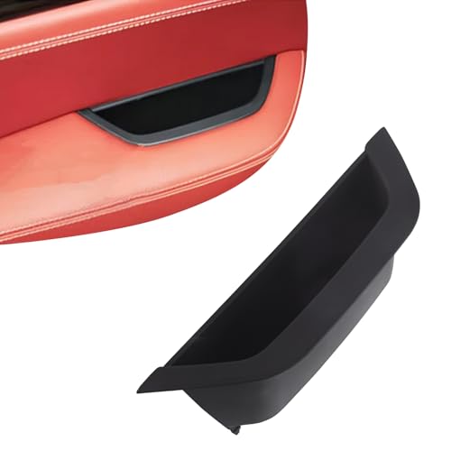 Black Left Door Armrest Handle Storage Compartment Compatible with BMW X3 F25 2010-2016 X4 F26 2014-2017 Driver Side Cover Container Storage Box Armrest Cover - color: Black, size: 1PCS Left Door Armrest