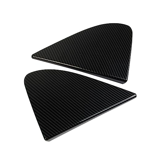 Carbon Fiber Style Front Side Window Triangle Cover Trim Exterior Accessories for 2019-2026 GMC Sierra/Chevrolet Silverado 1500
