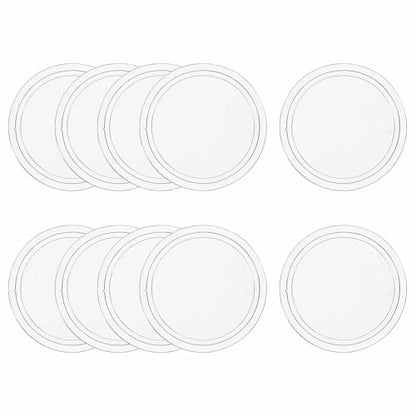 10 Pcs Round Anti-Slip Mat, 1.34" Diameter Phone Grip Pad Non-Slip Silicone Mat Anti-Skid Holder for Phone Keys Sunglasses Electronic Devices, Clear - color: Clear, size: 1.34"