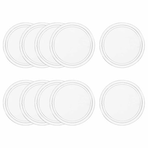 10 Pcs Round Anti-Slip Mat, 1.34" Diameter Phone Grip Pad Non-Slip Silicone Mat Anti-Skid Holder for Phone Keys Sunglasses Electronic Devices, Clear - color: Clear, size: 1.34"