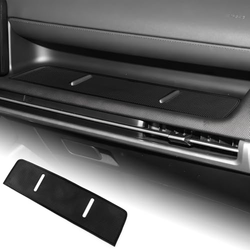 KUNGKIC for Hyundai Tucson 2025 Passenger Storage Mat Dashboard Organizer Interior Organizer Tray Anti-Slip Pad Accessories 1 PC (Black) - color: Black