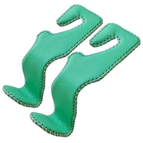 yicheyiyou Car Hooks Universal Car Vehicle Back Seat Headrest Hanger Holder Hook Microfiber Leather & Stainless Steel for Bag Purse Cloth Drink Grocery (Green) - color: Green
