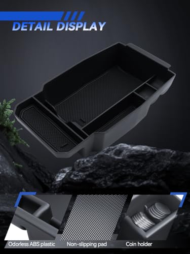 for CX-50 Center Console Organizer 2023 2024 2025 2026 Mazda CX50 Accessories Armrest Tray Middle Storage Box Insert Container Durable ABS Plastic - size: for 2023-2026 Mazda CX-50