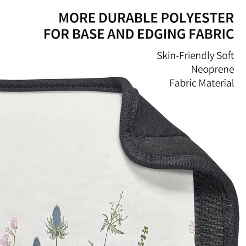 Seat Belt Cover Pad Wildflowers Leaves Soft Safety Car Automotive Seat Belt Pads Cushion Shoulder Strap Covers for Cars or Bags, 2 Pcs - color: Wildflowers Leaves