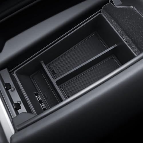 for BMW X5/X6/X7 Center Console Organizer 2020 2021 2022 2023 2024 2025 2026 BMW X5/X6/X7 Accessories Armrest Tray Middle Storage Box Insert Container Durable ABS Plastic - size: for 2020-2026 BMW X5/X6/X7