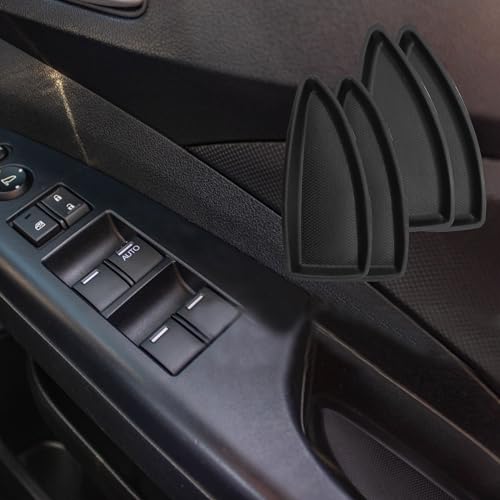 4pcs/Set Door Switch Bezel Cap Replacement Left/Right Front/Rear Plastic Bolt Cover for Chevrolet for Chevy Malibu 2016 2017 2018 Car Interior Accessories 23451118