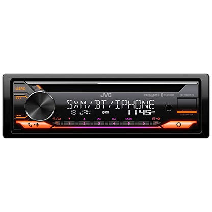 JVC KD-T920BTS Car Stereo with Bluetooth, Front USB, AUX, Amazon Alexa, SiriusXM Radio Ready, Hi-Power Amplifier