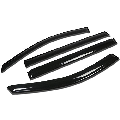 Auto Dynasty Rain Guards Tape-On Compatible with 2005-2010 Toyota Sienna, Acrylic Window Visor Deflector - size: 05-10 Toyota Sienna