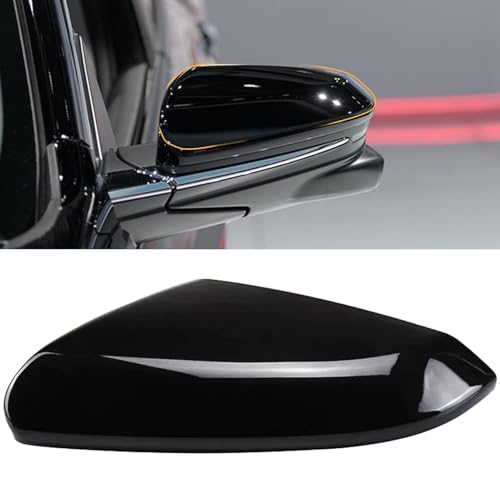 Moonlinks Compatible with 2016-2021 Honda Civic Driver Side Mirror Cover Replacement,Glossy Black for 10th Gen Civic,2019-2022 Insight,Left Side Door Rearview Mirror Cap Trim(1PC) - size: 10th-Left Black