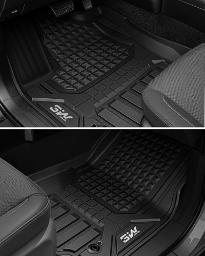 3W Floor Mats Fit for Toyota 4 Runner Fuel 2025 2026 5 Seats(Not for Hybrid EV & i-Force Max), TPE All Weather Custom Fit Floor Liner & 2nd Row Under Seat Mat for SR5/TRD/Limited 6th gen 4Runner - style: 6. 4Runner Gas 5Seat|25-26|Floor Mats