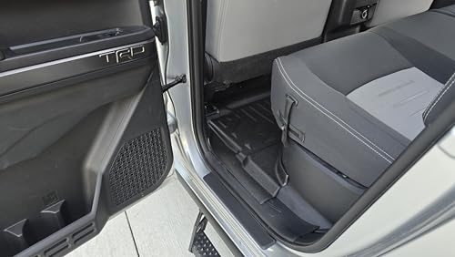 Premium MAXPRO Tacoma Floor Mats 2024 2025 2026 Toyota Tacoma Double Cab Automatic 1st&2nd Row Car Mats All Weather Waterproof TPE Floor Liners Custom Fit Truck Car Mats Accessories Tapetes Para Carro - size: 2024-2025 Toyota Tacoma, Automatic, Double Cab