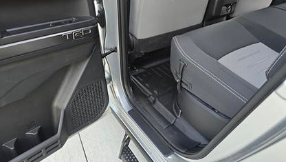 Premium MAXPRO Tacoma Floor Mats 2024 2025 2026 Toyota Tacoma Double Cab Automatic 1st&2nd Row Car Mats All Weather Waterproof TPE Floor Liners Custom Fit Truck Car Mats Accessories Tapetes Para Carro - size: 2024-2025 Toyota Tacoma, Automatic, Double Cab