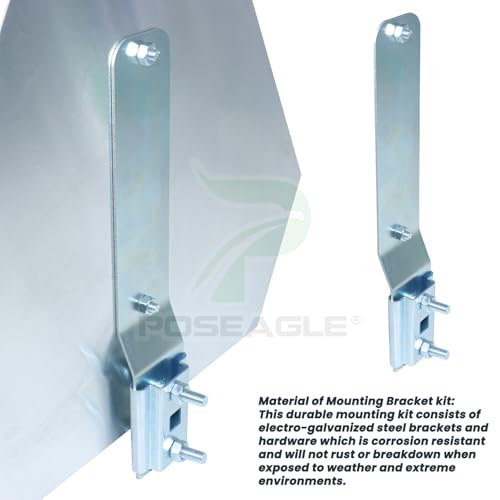 Aluminium Slow Moving Vehicle Bracket with Slow Moving Vehicle Sign for Golf Cart, Club Cars, Tractors, and any Utility Vehicles(1x Slow Moving Vehicle Triangle+1x Sign Mounting Bracket) - color: A08 1xSMV Bracket with Aluminum Sign and Toos