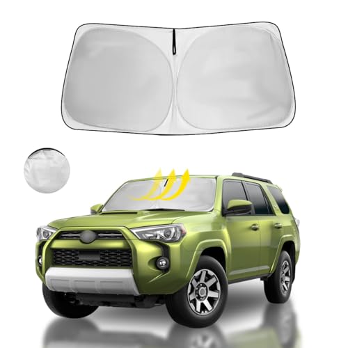 2025 Upgraded Windshield Sun Shade for Toyota 4Runner 2025 2024 2023 2022 2021-2010 Accessories Window Sunshade for SR5 Trail Limited, 5th Gen 4-Runner SUV Sun Visor Protector Heat Shield - size: C. for Toyota 4runner 2010-2025