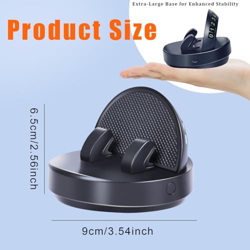 Car Dashboard Phone Mount 360° Rotatable,Adhesive Auto Phone Holder,Center Console Car Mount,Dashboard Phone Stand for All Smartphones(1PC,ZJ04)
