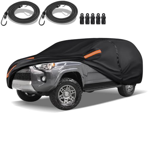 Special 16 Layers Full Car Cover Fit for 2003-2024 Toy-OTA 4runner, Ultra Heavy 600D Oxford Cloth, Can Withstand Summer Sun Exposure and Winter Snow, Rain, Dust, and UV Protection All Weather - color: Fit for 2003-2024 Toy-ota 4runner