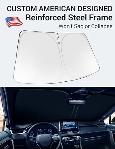 Proadsy Windshield Sun Shade for BMW X3 2025-2026 Foldable Front Sunshade Protector Sun Visor Blocks UV Rays Keep Car Cooler Accessories - size: BMW X3 2025-2026
