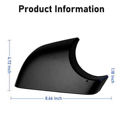 Jaronx Compatible With Tesla Model 3 Mirror Bottom Cover 2017-2025, Right Passenger Side Rearview Mirror Lower Base Cover Bottom Trim Replacement For Tesla Model 3 Accessories(Right) - size: Right Side Black, style: Model 3
