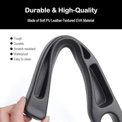 Car Seat Gap Filler Plug Strip 2 Pack, No-Drop Carseat Side Gap Filler Organizer Catcher with Dual Storage & Seatbelt Slot,Universal Fit Fill The Gap Between Seats & Console for Car SUV Truck, Black - color: Black, EVA