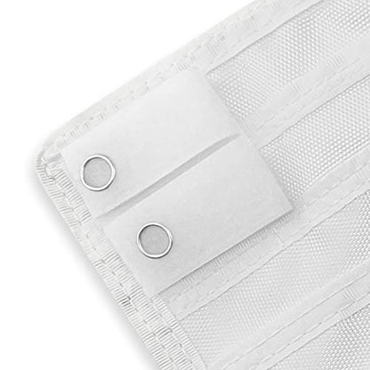 ASA TECHMED Nurse Pocket Organizer, Nylon 5 Pocket Nurse Scrub Organizer, 6 Inch x 5 inch, White - color: White