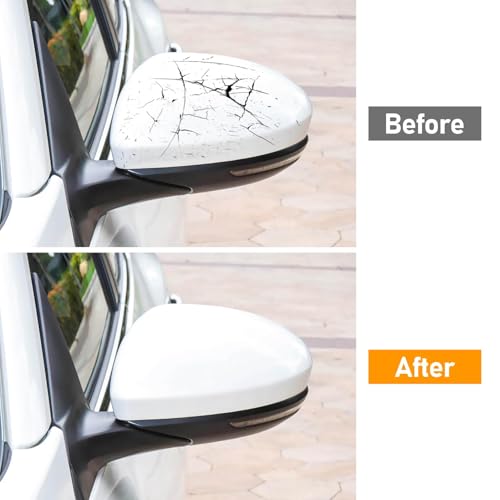 Moonlinks Compatible with Nissan Sentra 2020 2021 2022 2023 2024 Side Mirror Cover Replacement, Pure White Left Driver Side Clip-on Mirror Cap for Sentra S/SR/SV/Sense/Advance/Exclusive - color: Left Pure White