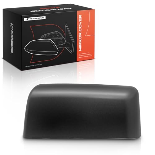 A-Premium Driver Side Rearview Mirror Cover Cap - Compatible with Ford F-150 F150 2007-2014 - Textured Black - color: Textured Black, size: Left Driver Side