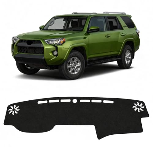 KUST Black Dash Cover for Toyota 4Runner 2010-2024 Non-Slip Dashboard Cover Accessories for Toyota 4Runner Custom Fit Dash Mat Sunshade Windshield No Glare - size: 4Runner 10-24(black)