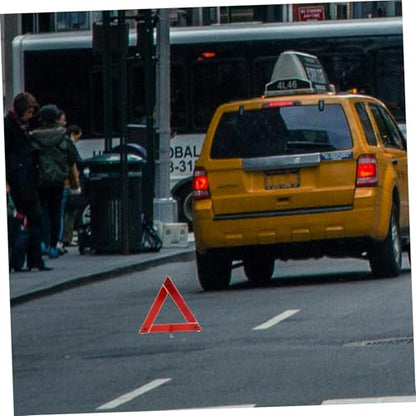 Holibanna Triangle Warning Sign for Car Portable Emergency Reflective Safety Triangle Roadside Alert Tool Design for Roadside Safety