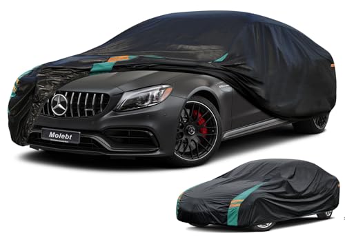 Coupe Car Cover Custom Fit for Mercedes C Class C220 C250 C300(2007-2025), Waterproof All Weather for Automobiles, Outdoor Full Cover with Windproof Clip Straps. - size: 6 Custom Fit Mercedes C Class