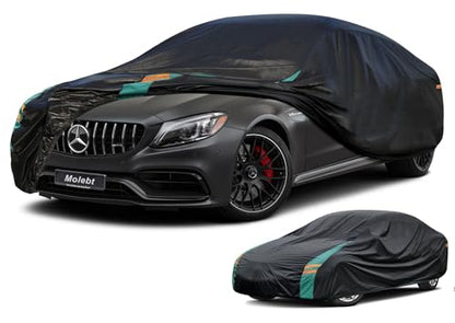 Coupe Car Cover Custom Fit for Mercedes C Class C220 C250 C300(2007-2025), Waterproof All Weather for Automobiles, Outdoor Full Cover with Windproof Clip Straps. - size: 6 Custom Fit Mercedes C Class