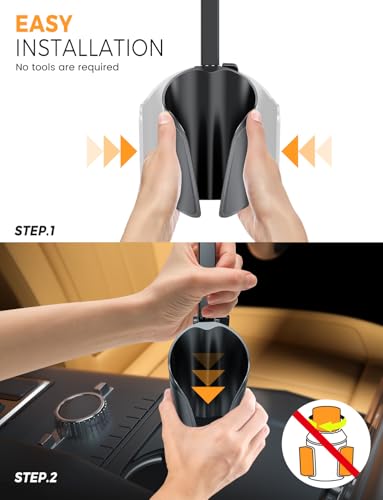 eSamcore Tablet Holder for Recliner & Car Cup Holder, [Unobstructed Cup Holder Mount] for iPad with Flexible Base, 360 Rotatable Deep Clamp Compatible with 6”-11” iPad, iPhone, Foldable Phones