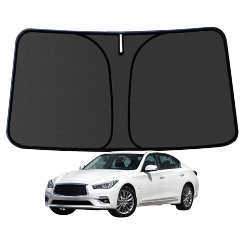 Customized Windshield Sun Shade for Audi Q5/Q5L 2018-2026 Blocks UV Rays Accessories,1:1 Tailored Foldable Thickened Wear-Resistant Front Window Sunshade Visor,Keeps Your Car Cooler - size: For Audi Q5/Q5l 2018-present