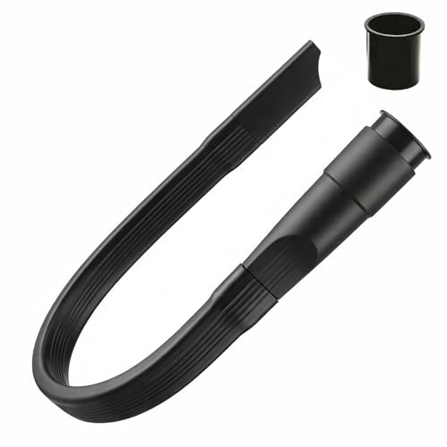 25" Flexible Vacuum Crevice Attachment Tool for Vacuum Hoses All 1-1/4" or 1-3/8" (32mm - 35mm) Flat Slot Nozzle Interface