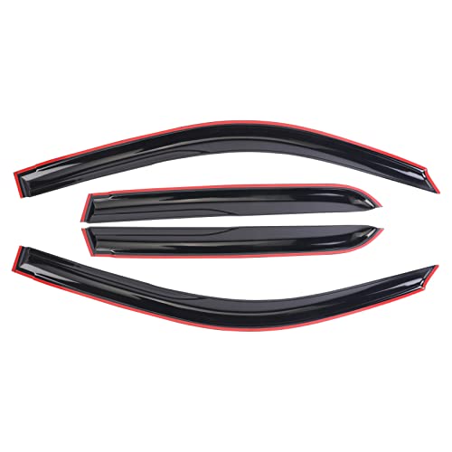 Window Visor (Outside Mount) Deflector Rain Guard for 2003-2009 Toyota 4Runner 4 Pcs Window Deflector 94924 - size: 2003-2009 Toyota 4Runner