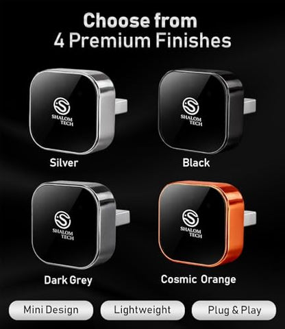 Wireless CarPlay Adapter Compatible with Apple and Android, 2 in 1 Wired to Wireless Adapter, 5.8GHz WiFi, Bluetooth 5.3, Plug and Play for Factory Wired CarPlay Cars - 2026 (Dark Grey) - color: Dark Grey
