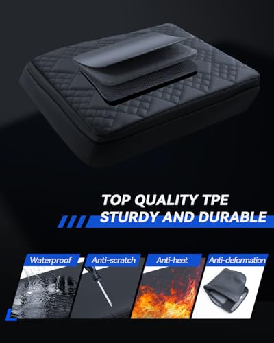 Armrest Cover for 2025 2026 Toyota 4Runner Accessories Center Console Middle Lid Pad Protector for Car Elbow Rest-Thickened - size: for Toyota 4Runner