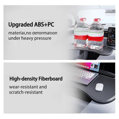 Foldable Car Tray for Tesla Model Y 3, Car Desk Steering Wheel Tray, Foldable Car Table Tray, Foldable Desk Food Tray for Eating and Traveling - size: 29.3" L X 15.4" W X 1" H