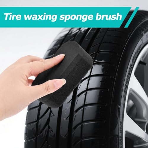 9PCS Car Wheel Cleaning Pro Kit, Tire Brush, Soft-bristled Rims Brush, Microfiber Flat Wheel Brushes, Double-Ended Detailing Brushes, Detailing Pads, Scratch-Free & Multipurpose(COLOR:Black Grey)