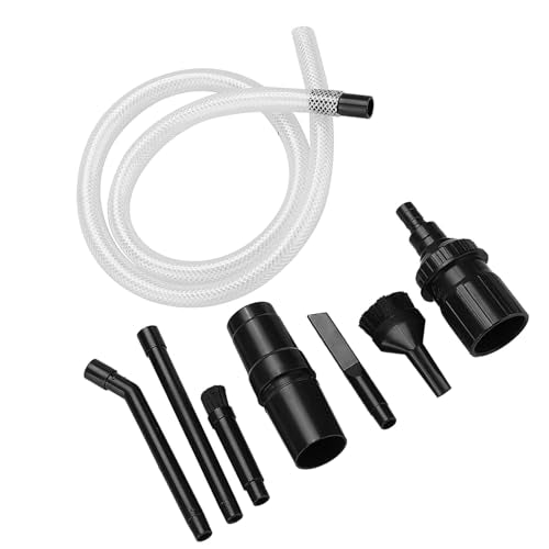 Haofy Universal Vacuum Cleaner Attachments 9 Piece Micro Tool Set for Tight Spaces Fits 32mm 28mm Hose for Car Interior Keyboard Electronics Workshop