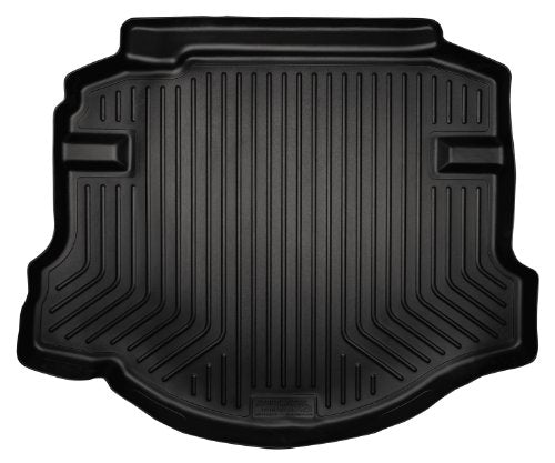 Husky Liners Weatherbeater Trunk Liner | Fits 2006-2011 Honda Civic 4-Door (Excludes Hybrid) | 1-pc Black - 44011 - color: Black, size: Weatherbeater Trunk Liner