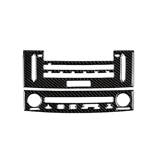 NVCNX Car Dashboard CD Panel Dash Cover Decal Compatible with Lexus IS250 2014 2015 / IS200t 2016 2017 / IS300 2016-2020 / IS350 2014-2020 Carbon Fiber Interior Trim Accessories Black - A - color: CD Panel - a