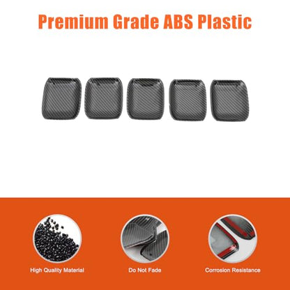 5PCS Exterior Door Handle Bowl Cover Protection Trim Compatible with INEOS Grenadier 2020-2025 Carbon Fiber Door Handle Bowl Trims Anti-Scratch Sticker Exterior Accessories