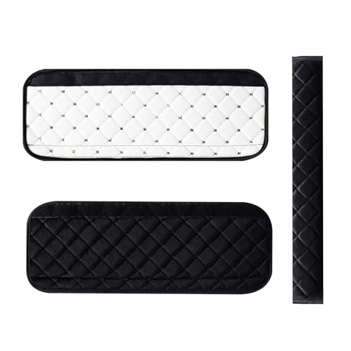 Seat Belt Cover Pad Car Accessories Car Seat Belt Pads Seatbelt Cushion Seatbelt Covers seat Belt Cover pad for Adults (2 Pack Black 15.5in)