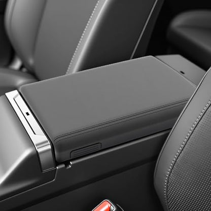SKTU for 2026 Toyota RAV4 Armrest Cover for 2026+ Toyota RAV4 (LE/SE/XLE Premium/Woodland/XSE/Limited) Center Console Cover Toyota RAV4 2026 Accessories Rubber Console Cushion Cover-Durable - color: 2026+ RAV4 Rubber Armrest Cover