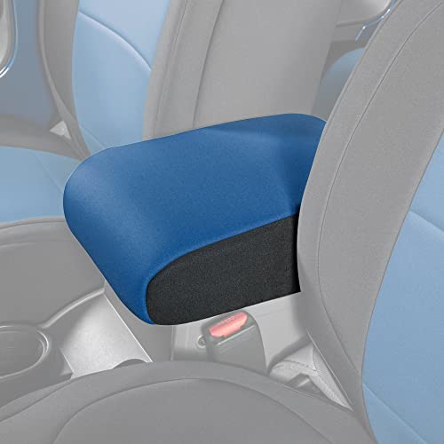 Diver Down Neoprene Center Console Cover - Fits Jeep 2007-2018 JK JKU Wrangler - Cushioned Armrest Cover - Doesn't Burn Your Elbow - Tight Custom Fit - Comfortable Foam Armrest Pad (07-10 Blue) - color: Blue, size: 2007-2010 JK