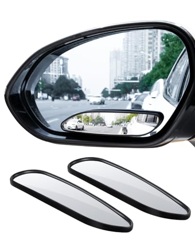 WildAuto Blind Spot Mirror, 5" Wide Horizontal Viewing Angle, Side Mirror Blindspot Can Up and down Adjustment, Adhesive - size: Longer Rectangle