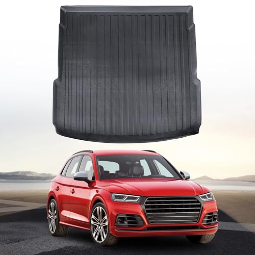 Premium Cargo Liner for Audi Q5 Premium 2018-2026 - 100% Protection - Custom Fit Car Trunk Mat - All-Season Black Cargo Mat - 3D Shaped Laser Measured Trunk Liners for Audi Q5 Prestige - size: For Audi Q5