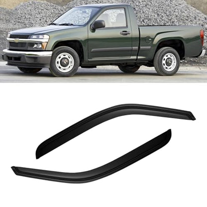 Window Visors for 1999-2007 Chevy Silverado & Sierra 1500/2500, Rain Guards Vent Shield Shade Deflector Dark Smoke 2001-2007 Silverado & Sierra 3500 Standard/Regular Cab, 2PCS, Tape-On - style: For 1999-2007 | Silverado/ Sierra | Standard Cab | Out-Channe