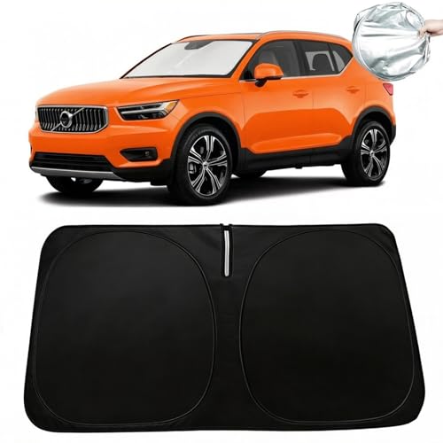Windshield Sun Shade for 2019-2025 2026 Volvo XC40, Car Front Window Sunshade with 240T Sun Visor Protector Blocks UV Rays Heat Sun Shield Accessories - size: For Audi A4 2017-2025